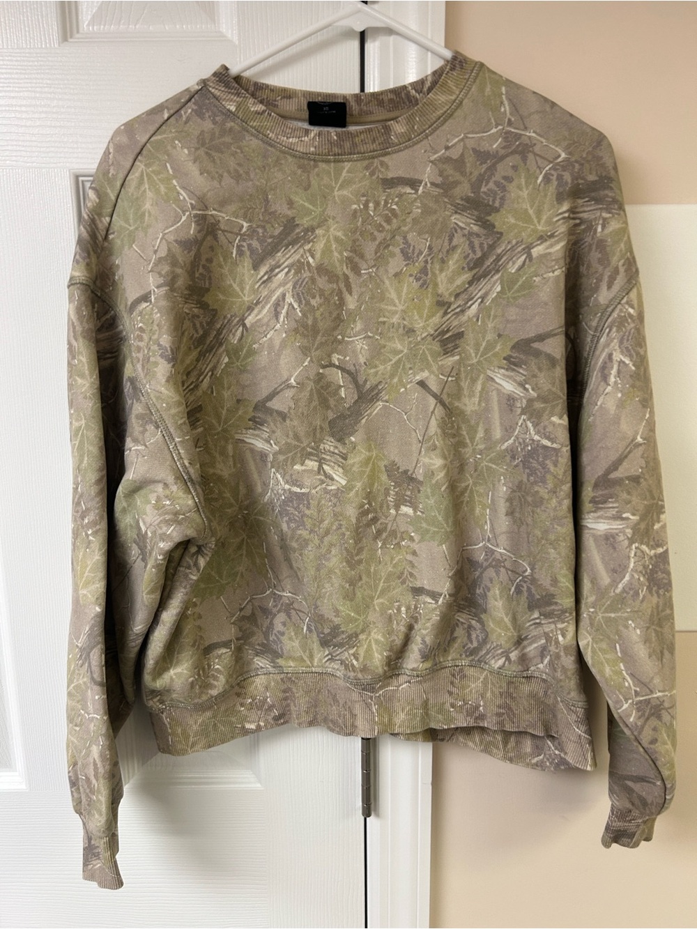 Pacsun tree camo crew neck sweatshirt